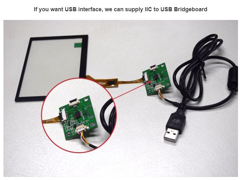 caurspīdīgs esat skārienekrāns transparent oled touch display