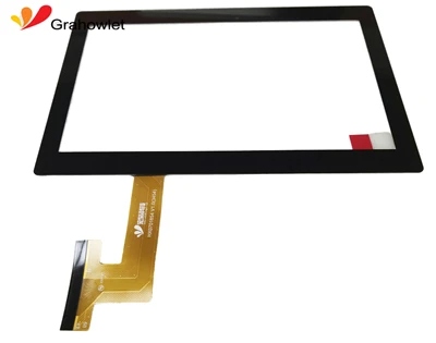 7 collu industriālais kapacitatīvs IPS TFT LCD skārienekrāna displejs